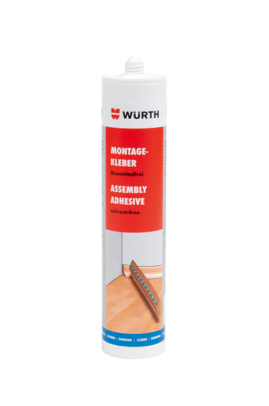 Montageklebstoff Lösungsmittelfrei-MNTGKLEBST-LMF-KARTUSCHE-310ML     Verpackungsinhalt    1 Einheit