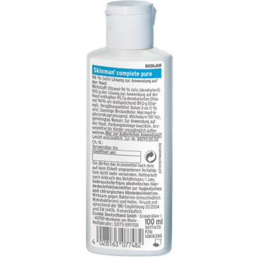 Desinfektion -Skinman complete, 100ml Flasche