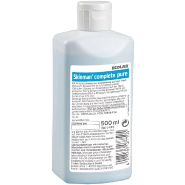 Desinfektion -Skinman complete pure 500ml Flasche