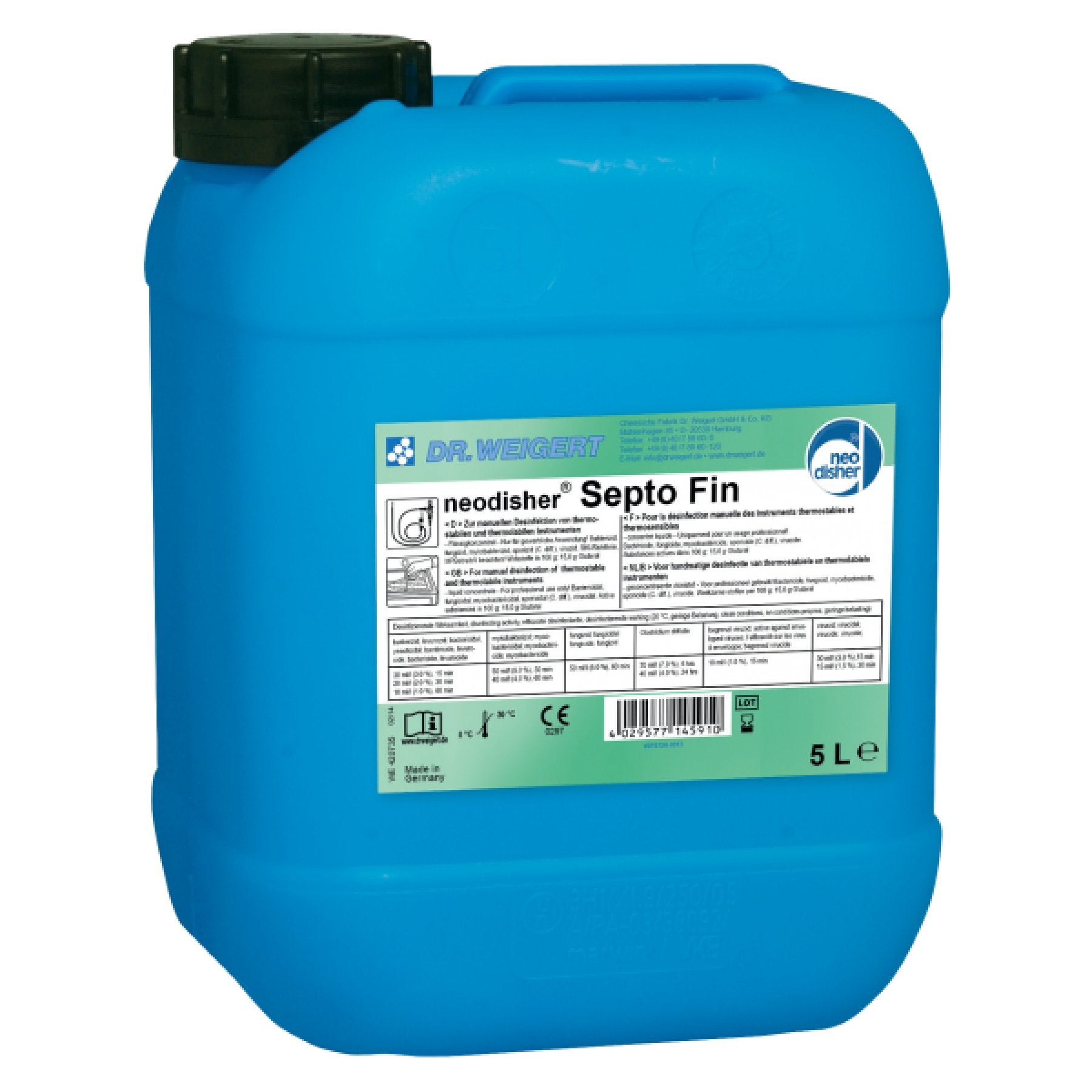 نيوديشر سيبتو فين، عبوة سعة 5 لتر