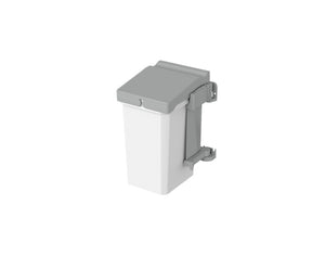 Mülltrennsystem für die Küche mit 14 Litern, ausziehbarem Mechanismus und modernem Design.