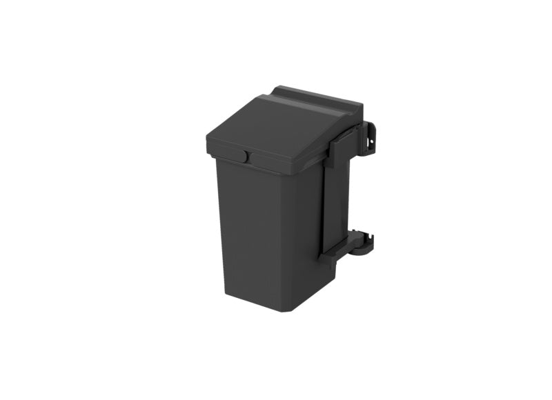 Mülltrennsystem für die Küche mit 14 Litern Fassungsvermögen und ausziehbarem Innenteil.