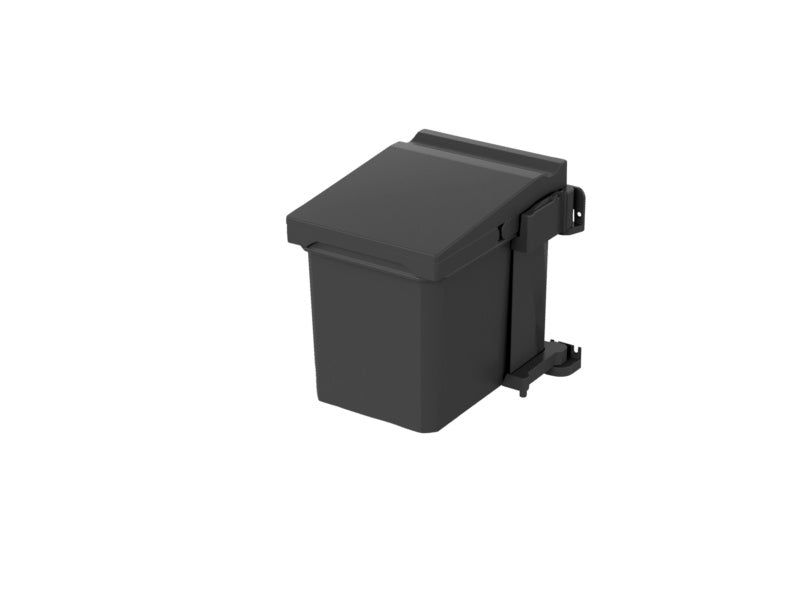 Mülltrennsystem für die Küche mit 14 Litern, ausziehbarem Mechanismus und herausnehmbarem Innenteil.