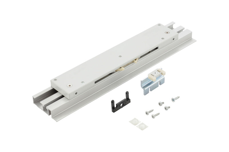 Schiebetürbeschlag-redoslide-M mit robustem Design und integriertem Dämpfungssystem.
