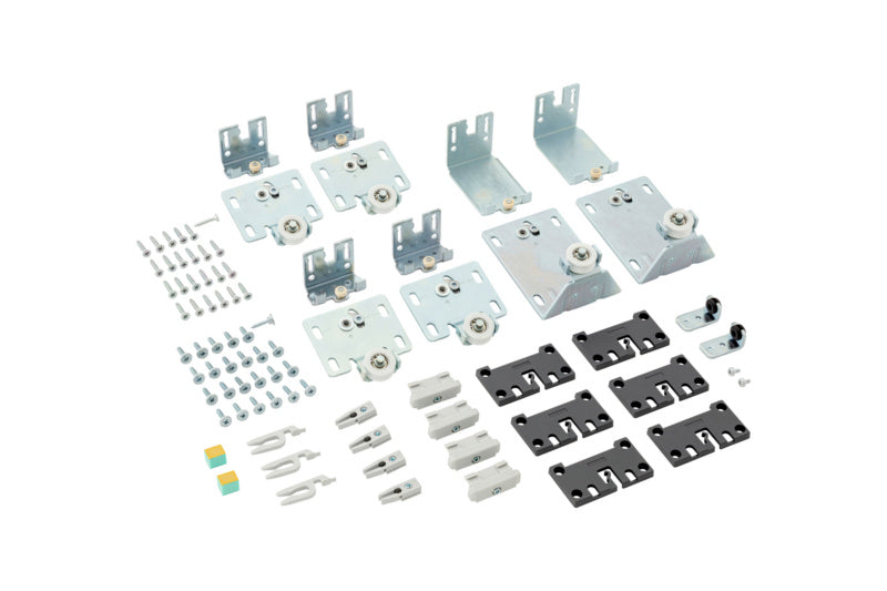 Robuster Schiebetürbeschlag redoslide-M für Holz- und Glastüren in modernem Design.