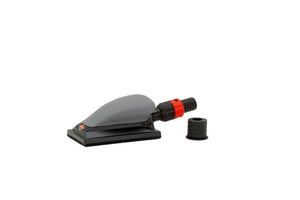 Bild eines ergonomischen Handschleifblocks mit Klettverschluss und gummiertem Griff.