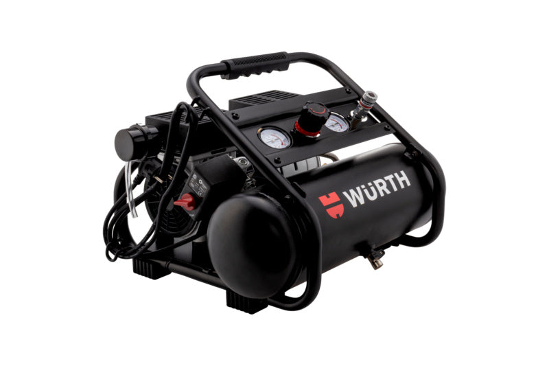 Bild des Kompressor Elektro KOMPR mit kompaktem Design, ergonomischen Griffen und Bedienfeld.