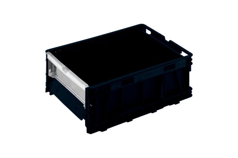 System-Lagerbox stapelbar-SYSLGRBOX-STPL-GR2-SCHWARZ     Verpackungsinhalt    1 Einheit