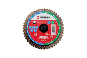 Lamellenfächerschleifscheibe LFSHLFSHB FLEXI ZK mit flexiblen Lamellen für präzises Schleifen.