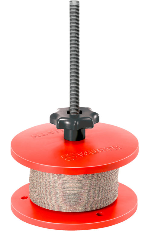 Aufbewahrungshalter für Vulkanfiberscheiben, Durchmesser 115 bis 230 mm, unbestückt.