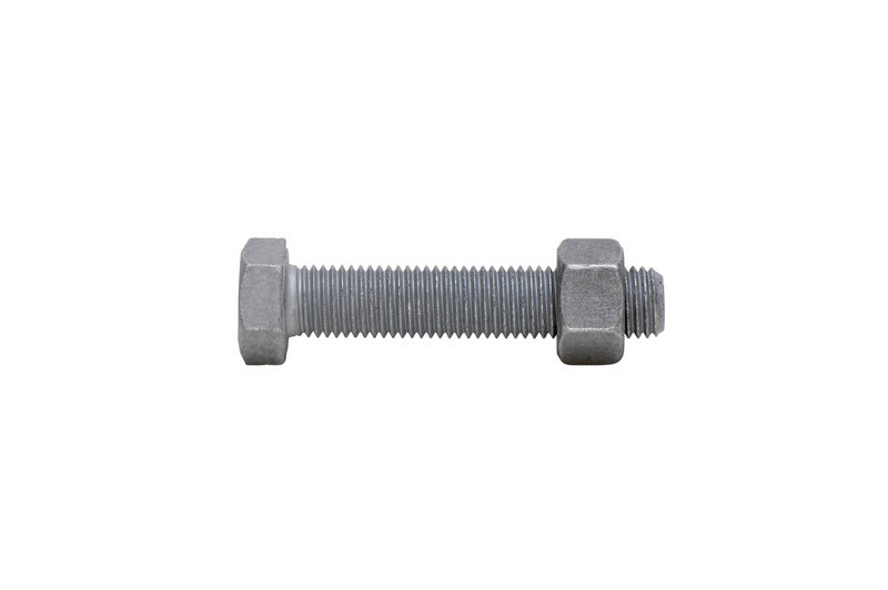 Schraube 6kt-Kopf mit Mutter SB EN 15048-SHR-4017-8.8U-MU-4032-8-(TZN)-M8X80     Verpackungsinhalt    200 Einheit