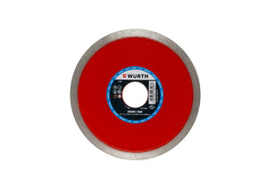 Runde Diamanttrennscheibe TSHB DIA FLIESEN mit feinen Segmenten zum Schneiden von Fliesen.