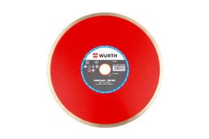 Diamanttrennscheibe TSHB DIA NASS mit 230 mm Durchmesser für präzises Nassschneiden von Materialien.