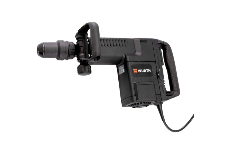 Elektro Meißelhammer MSLHAM mit rutschfestem Griff und 1500 Watt Leistung in einem Tragekoffer.