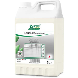 Longlife Complete 5L Kanister mit Green Care Logo und Produktinformationen.