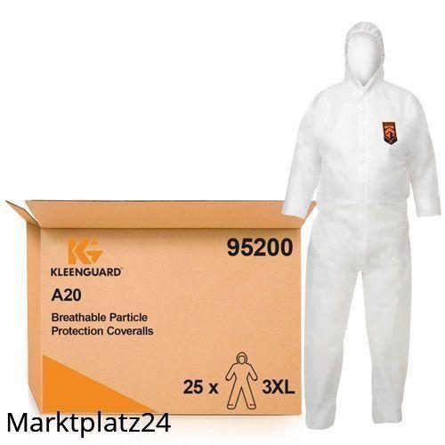 A20+ Schutzanzug weiß mit Kapuze, Gr. M, 1 St. - Marktplatz24