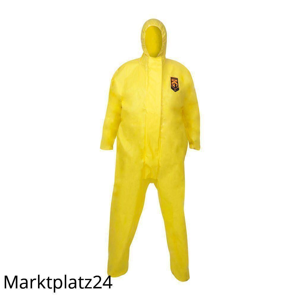 A71 Schutzanzug gelb m. Kap., Gr.L, 1 St. - Marktplatz24