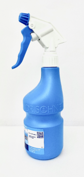 Der Levante Handsprüher ist ein transparenter 600ml Sprühbehälter mit ergonomischem Griff.