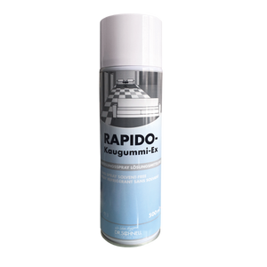 Aerosoldose mit 500 ml Rapido Kaugummi-Ex für frischen Atem und Kaugummigeschmack.