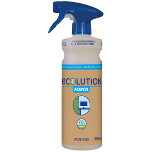Reinigungshilfsmittel -Ecolution Handsprüher, blau, 0,5L Leerflasche