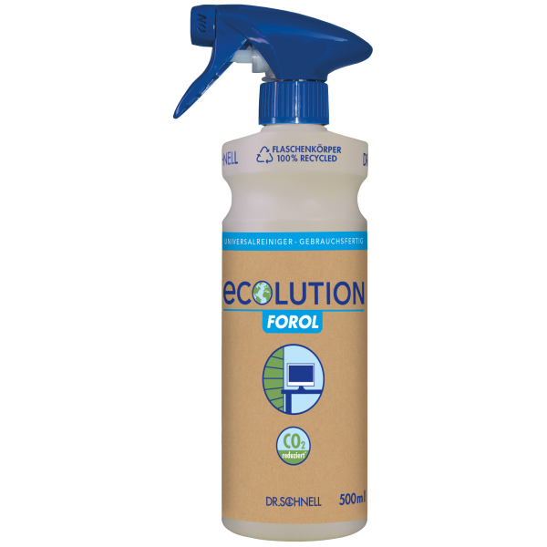 Reinigungshilfsmittel -Ecolution Handsprüher, blau, 0,5L Leerflasche