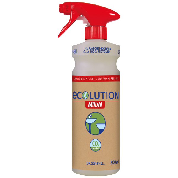 Reinigungshilfsmittel -Ecolution Handsprüher, rot, 0,5L Leerflasche