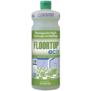 Floortop ECO Bodenreiniger in 1 Liter Flasche für umweltfreundliche Hartbodenreinigung
