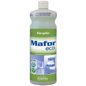 Mafor Eco Reinigungslösung in 1 Liter Flasche, umweltfreundlich und vielseitig einsetzbar.