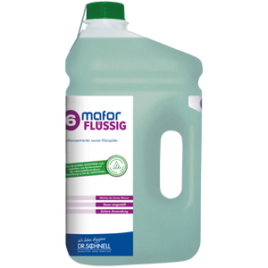 6,3kg Flasche Mafor Flüssig Reiniger mit handlicher Griffflasche und frischem Duft.