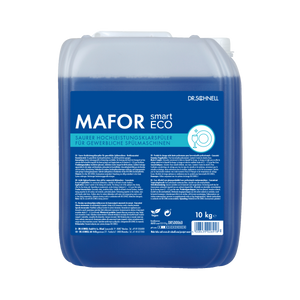 10kg Kanister des MAFOR smart ECO Reinigungsmittels in umweltfreundlicher Verpackung.