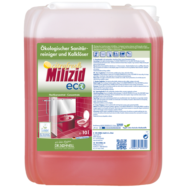 Milizid Citrofresh ECO, 10L Kanister