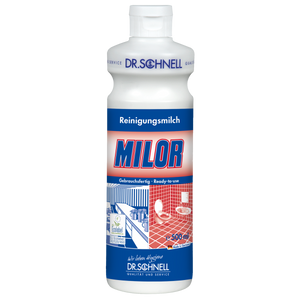 Milor 500ml Trinkflasche aus BPA-freiem Kunststoff mit verschraubbarem Deckel und Tragegriff.