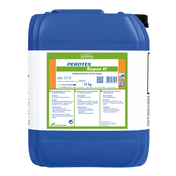 12kg Kanister Perotex Super H Neu Industriereiniger für starke Verschmutzungen und Fett