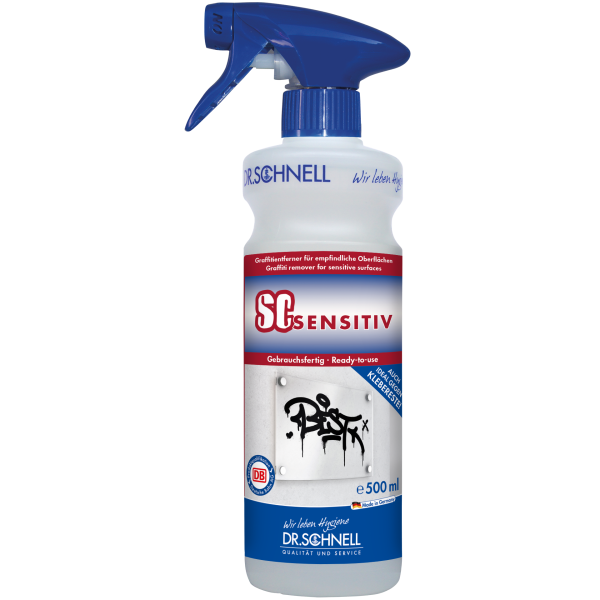 Reinigungschemie -SC Sensitiv, 500ml Flasche mit Sprühkopf
