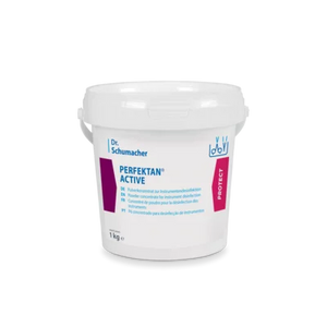 Perfektan Active Reinigungslösung für Instrumente und Endoskope in einem 1kg Eimer.