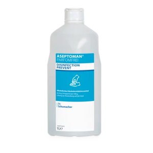Aseptoman Parfümfrei Desinfektion Prevent Handdesinfektionsmittel in 1L Flasche.