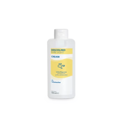 Descolind Pure Light Cream 500ml bottle.