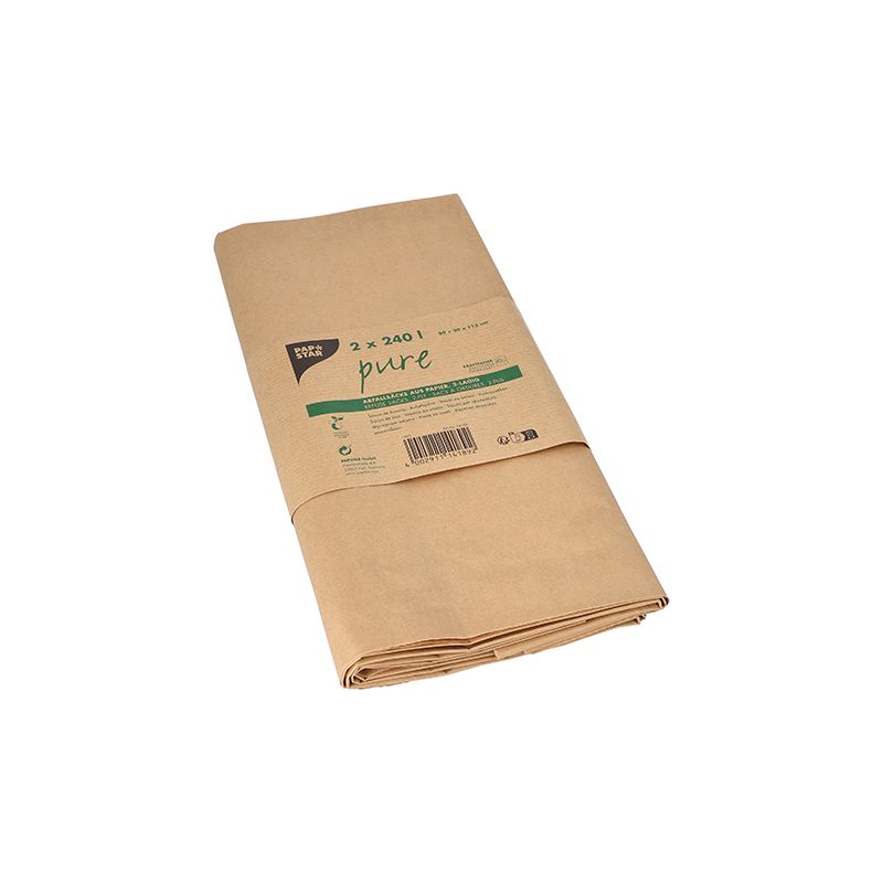Ver- und Entsorgung -Kompostsäcke, Kraftpapier, 2lg, 240L 115x80x35cm, braun , 10x2 St/Krt.
