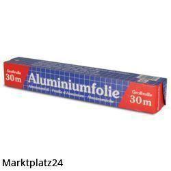 Alufolie, 30cmx30m, 11my Box, 1 Rolle - Marktplatz24