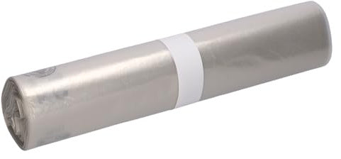Abfallsäcke LDPE, 60L, transparent, 575x1000mm, 50 Stück pro Rolle.