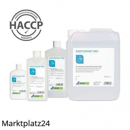 ASEPTOMAN PRO, 500ml Eurospenderflasche/ Backsteinflasche  BAuA-Reg-Nr,: N-92251 - Marktplatz24