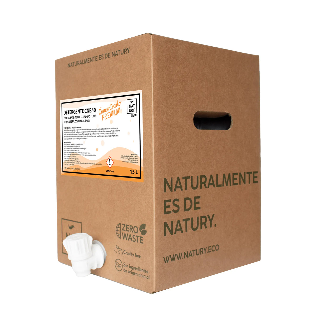 Natury CNB-40 Waschmittelkonzentrat Bag-in-Box – 15 Liter
