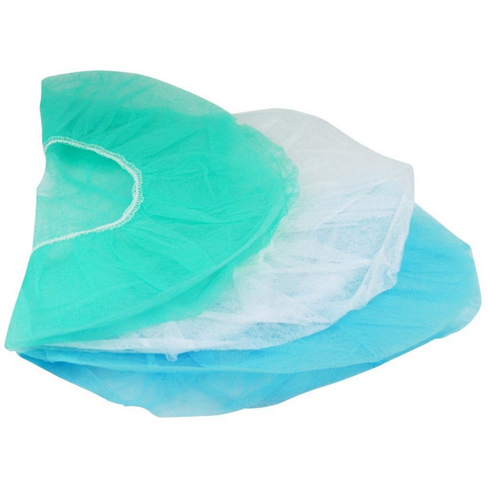 Medizinische Produkte -PP-Baretthauben, weiß, Durchmesser 52cm, 100 St/Btl.