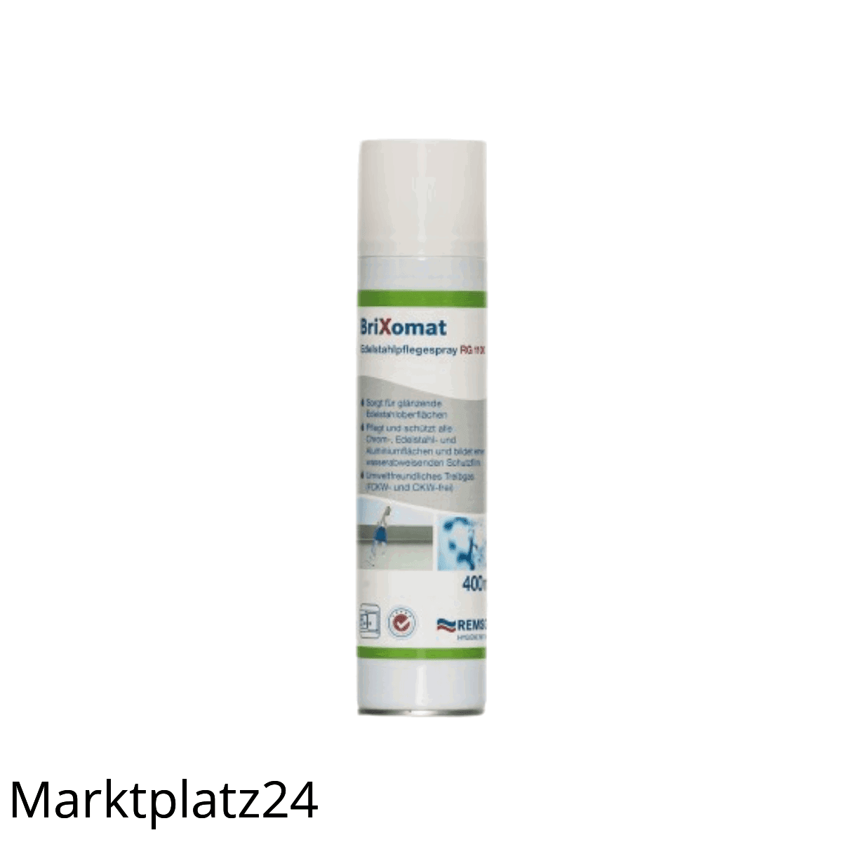 Brixomat Edelstahlpflegespray RG 1100, 400ml Spraydose - Marktplatz24