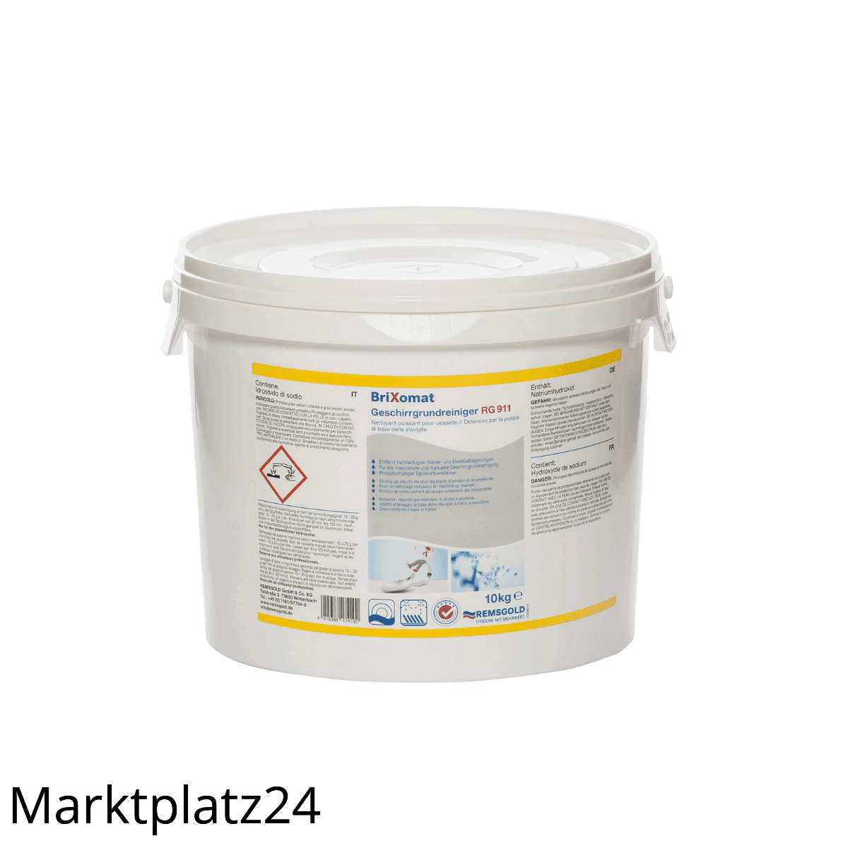 Brixomat Geschirrgrundreiniger, RG 911, 10kg Eimer - Marktplatz24