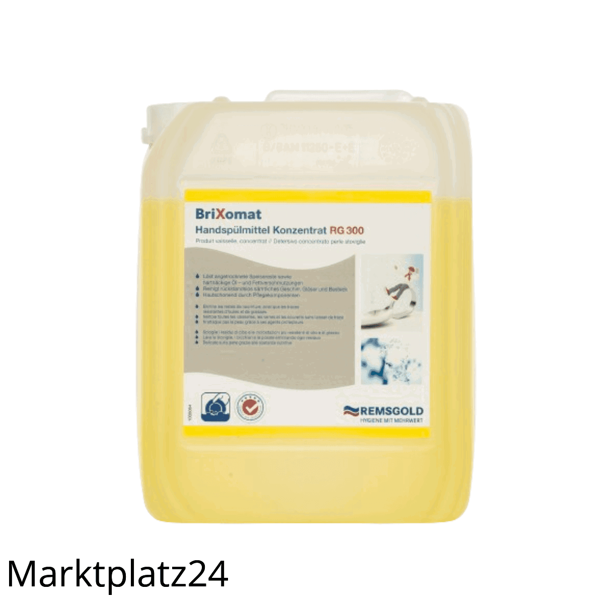 Brixomat, Handspülmittel-Konzentrat, RG 300, 1L Flasche - Marktplatz24