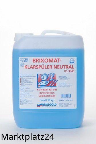 Brixomat, Klarspüler, neutral, KS 3045, 10kg Kanister - Marktplatz24