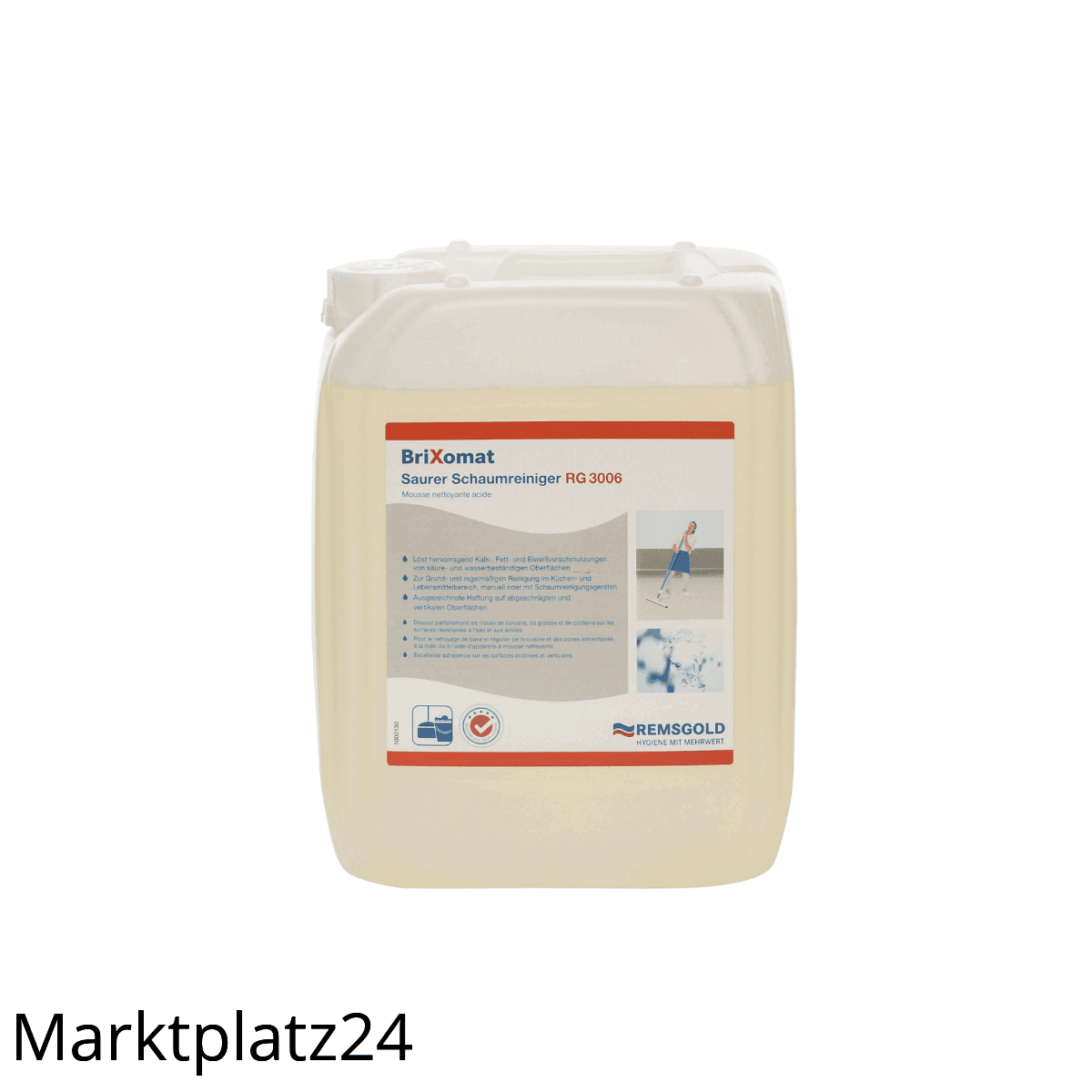 Brixomat, Saurer Schaumreiniger, RG 3006, 12kg Kanister - Marktplatz24