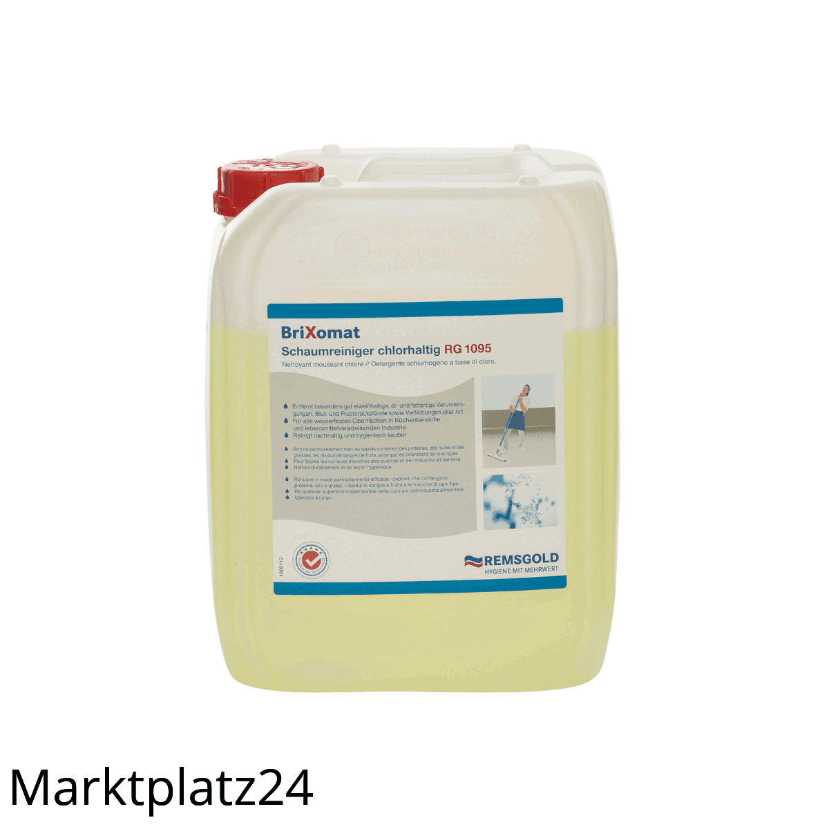 Brixomat Schaumreiniger chlorhaltig RG 1095, 10kg Kanister - Marktplatz24