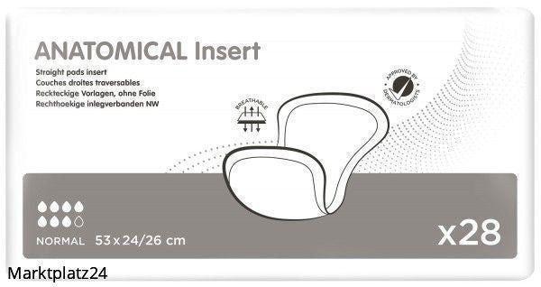 Anatomical Insert, NW 28, 53x26cm, grau, 28 St/Btl. - Marktplatz24